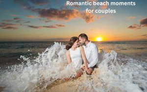 Romantic beach moments for couples
