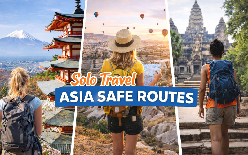 Solo travel Asia safe routes