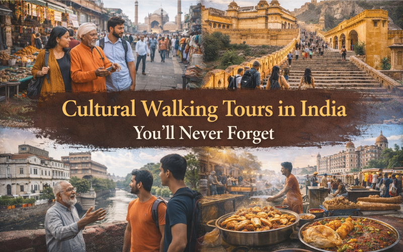 Cultural walking tours in India