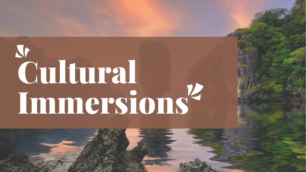 Cultural immersion travel